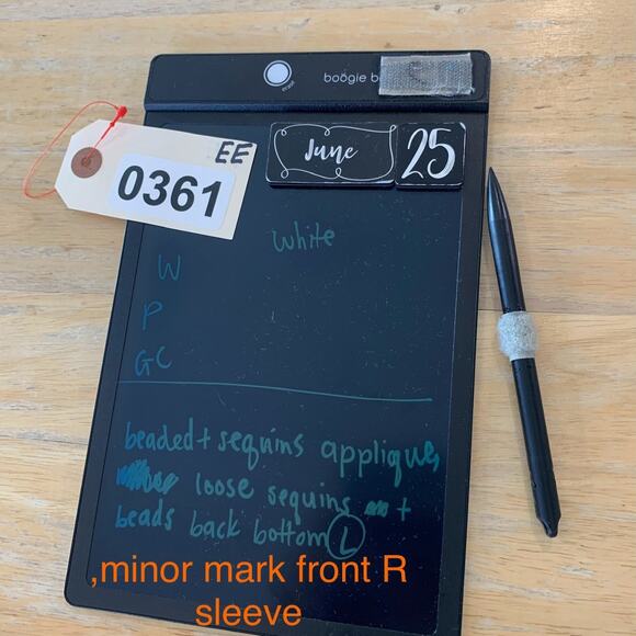 J Crew Sweatshirt Womens S Small Beaded Sequins Applique Crew Stretch Pullover - Picture 12 of 13